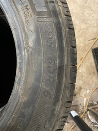 Summer tires 215/60R16