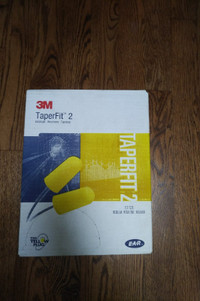 Brand New 3M E-A-R TaperFit 2 Regular Corded Earplugs 312-1223 2