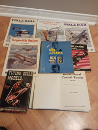 8 vintage assorted AIRPLANE books