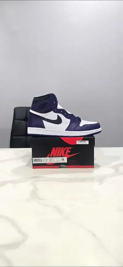 Air Jordan 1 Court Purple White size 10, View more