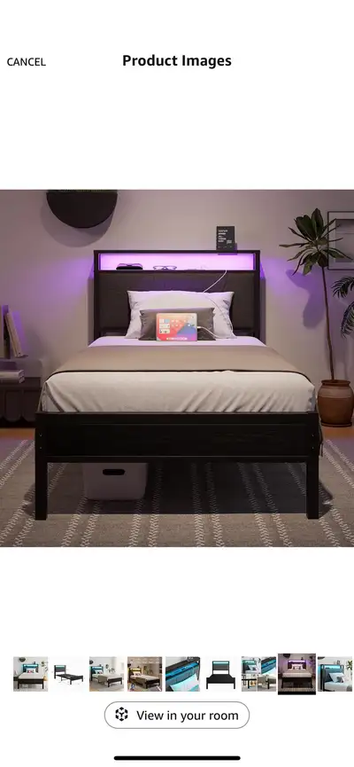 Twin Bed Frame, View more
