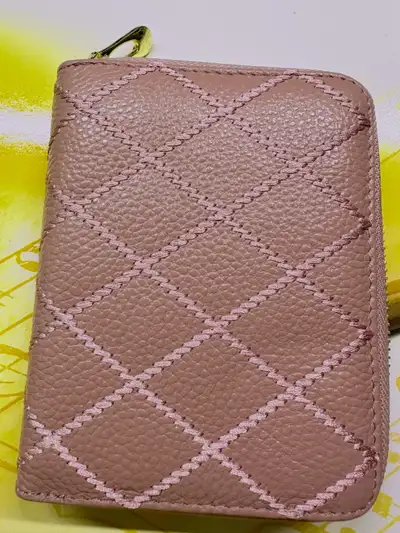 Genuine leather card wallet brand new, View more