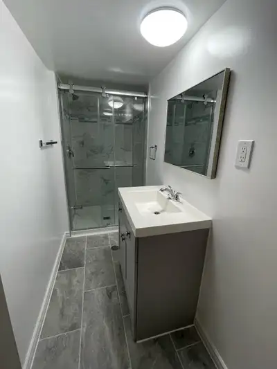 One bedroom basement apartment