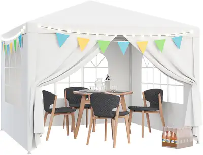 10'x10' Outdoor Canopy Tent Patio Gazebo Party Wedding Tent, View more