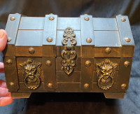 Vintage Treasure Chest Jewelry Box 
