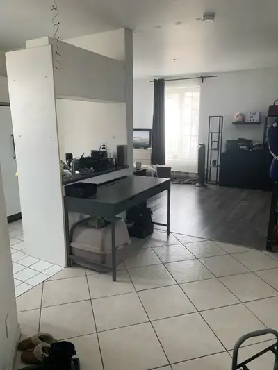 Steps away from Metro Papineau, luxury 550sf studio on the second floor, corner unit, big windows, c...