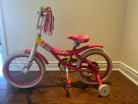 kids bike with support wheels 16” Lalaloopsy