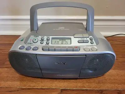 Sony Portable CD Radio, View more