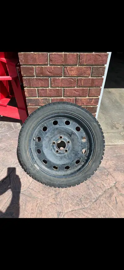 225/45R17 94T Tire size. 4 tires and rims. Used like new. $400 for all