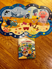 Baby Einstein First Look and Find book and giant floor puzzle 