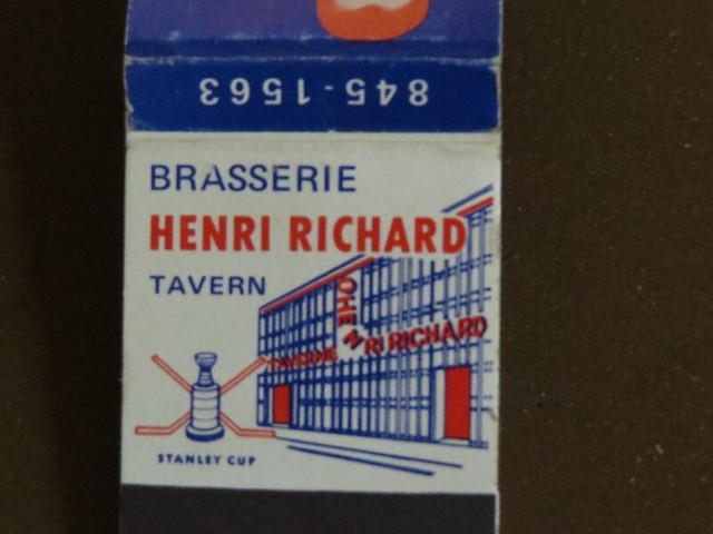 Carton d'allumette - Henri Richard. dans Art et objets de collection  à Saguenay - Image 2
