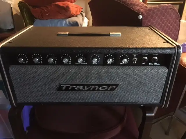 Traynor PA Amp (200 Watts) & Speaker (2X12) Cabinet in Amps & Pedals in Edmonton - Image 4