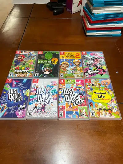 Jeu nitendo switch/ négociable en lot, View more
