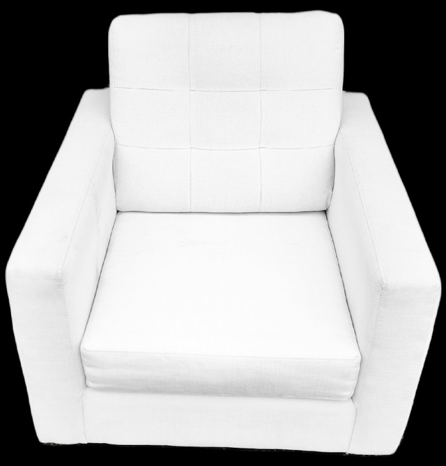 FREE DELIVERY White Armchair / sofa chair sofa / couch in Couches & Futons in Richmond