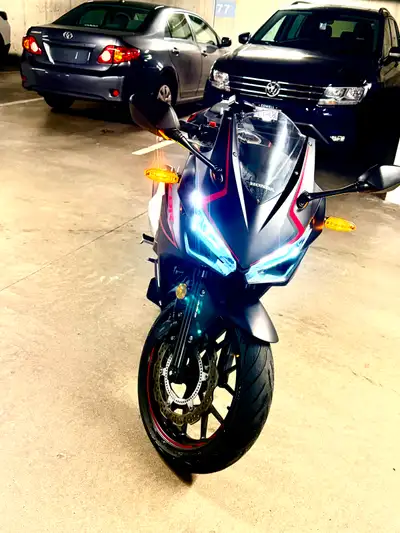 Looking to move my well-maintained 2019 Honda CBR500R in matte black. This thing is a blast to ride...