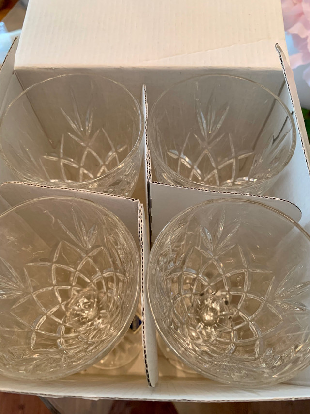 Cortina Bohemian Crystal Wine or Water Glasses. New In Box Vinta in Kitchen & Dining Wares in Mississauga / Peel Region - Image 4