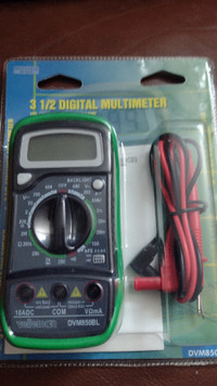 Velleman DVM850BL 3-1/2 Digit Digital Multimeter