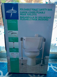 New Foldable toilet safety rail