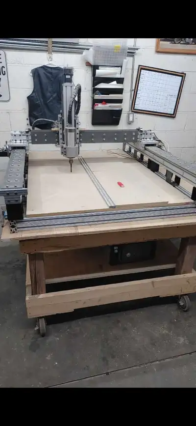 ***REDUCED*** Amazing machine. Over $5000 invested. Will cut wood and aluminum. Computer, monitor an...