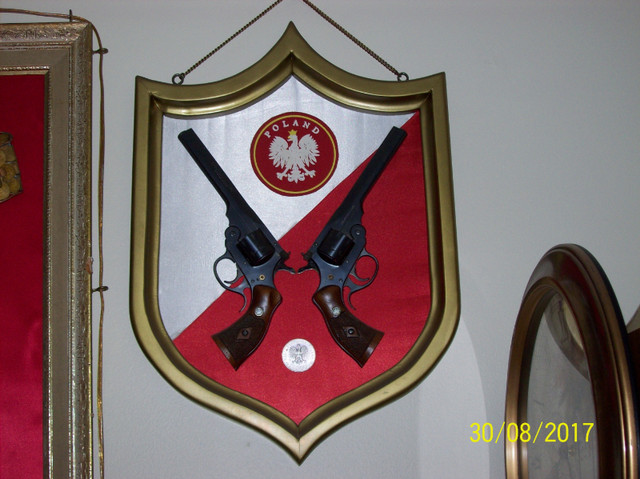 Polish Flag Gun Plaque #0612 in Hobbies & Crafts in City of Toronto