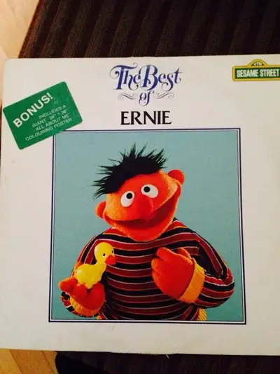 Sesame Street Ernie album record LP