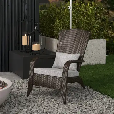Muskoka Patio Wicker Adirondack Chair, View more