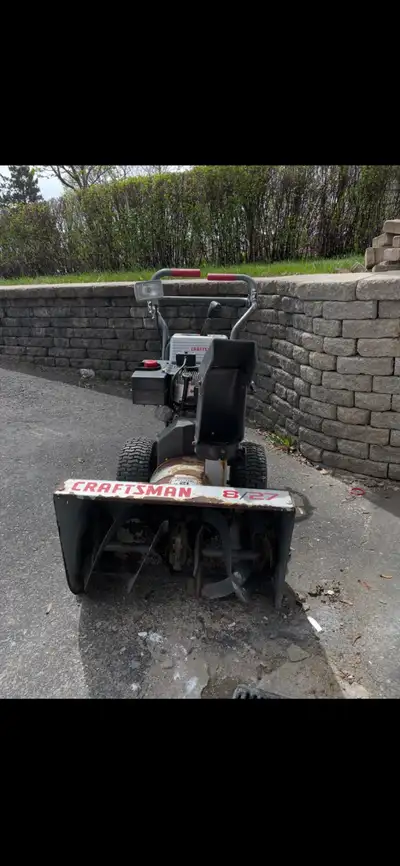 Craftsman 8/27 snow blower, View more