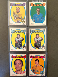 1971-72 OPC Hockey Cards