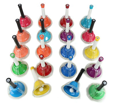 Set of 20 Color-Coded Hand Bells, View more