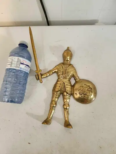 Solid brass Knight, View more