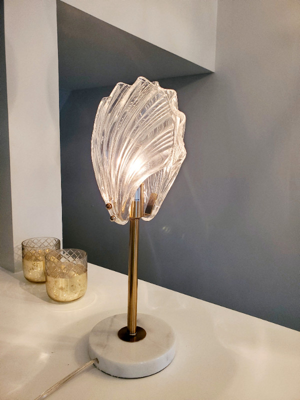 Glamorous seashell table lamps in Indoor Lighting & Fans in Oshawa / Durham Region