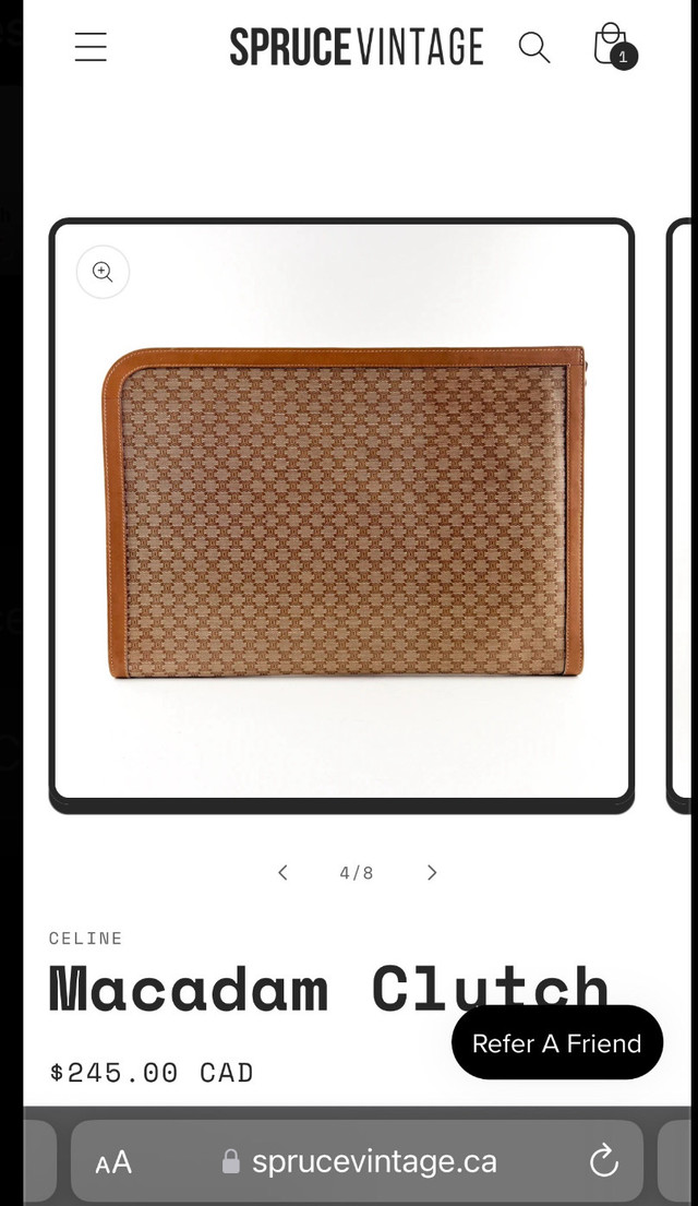 Celine Clutch / Folder Holder in Bags & Luggage in Peterborough - Image 2