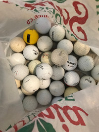 Lot Of 36 Used Golf Balls . 