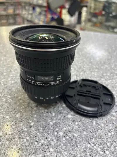 Tokina AT-X Pro SD/IF/DX 11-16MM Lens F2.8 We do offer a 30 day warranty and can test before you buy...