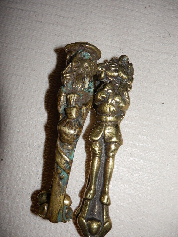 RARE ANTIQUE SET OF BRASS NUTCRACKERS in Arts & Collectibles in Bedford