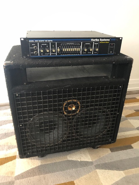 Hartke 300 watt bass head and 2x10 cabinet in Amps & Pedals in Kitchener / Waterloo