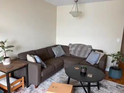 Custom Palliser Sectional Couch - Canadian Made - Retails for 5K, View more