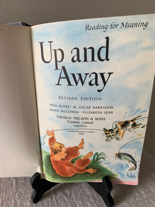 BOOK SCHOOL READER GRADE 1- UP AND AWAY 1958-USED VINTAGE in Children & Young Adult in Edmonton - Image 4