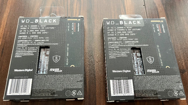 WD_BLACK SN850X NVMe SSD 2TB in System Components in Edmonton - Image 2