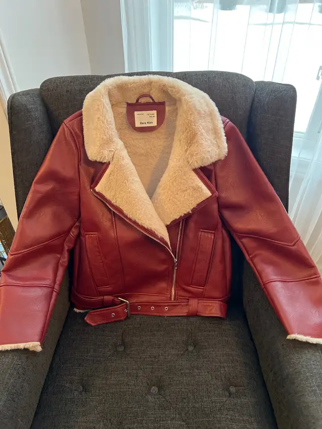 Zara Faux Leather Girls Biker Moto Jacket. in Women's - Tops & Outerwear in Mississauga / Peel Region - Image 3