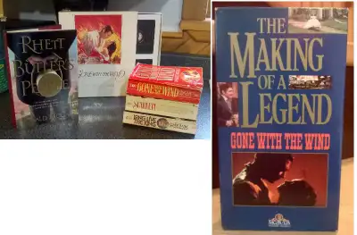 COMPLETE COLLECTION of Gone With the Wind - Books and Movies VHS Movie in full colour, uncut deluxe...