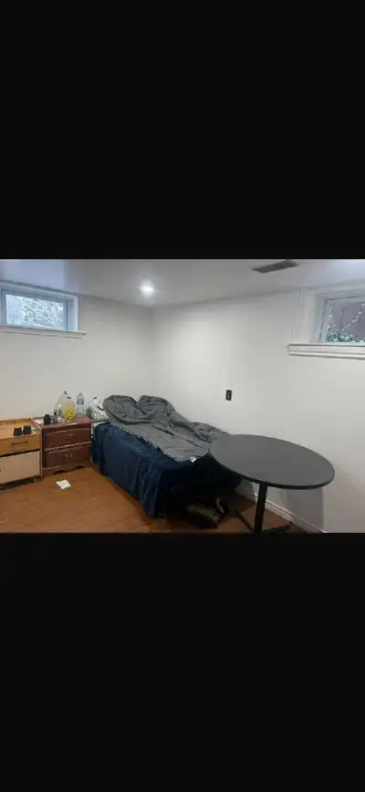 Basment private room sharing washroom and kitchen with other tanent wifi include only working or stu...