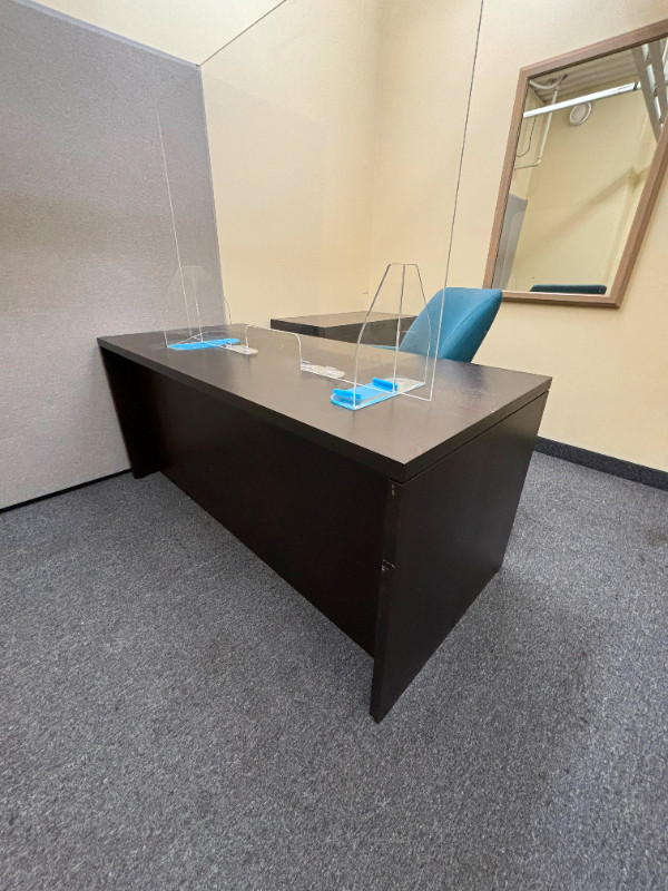 Ultimate Versatile Dark Brown Wood Desk - in Desks in Mississauga / Peel Region - Image 2
