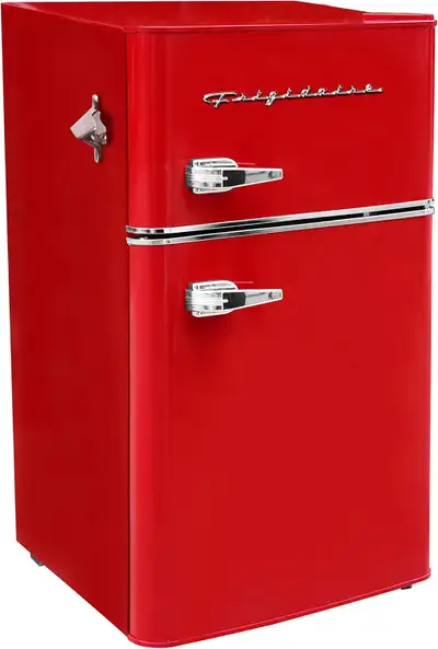 Frigidaire RED 3.2 Cu Ft 2 Door Retro Bar Fridge, View more