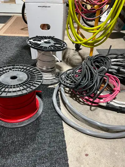 Industriel wire nw10 12-3 avec ground 26 pieds 3CDR NMD 90 nylon 17 pieds Fil extérieur 3 brins 21 p...