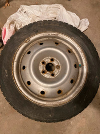 Lightly Used Blizzak Winter Tires on Rims