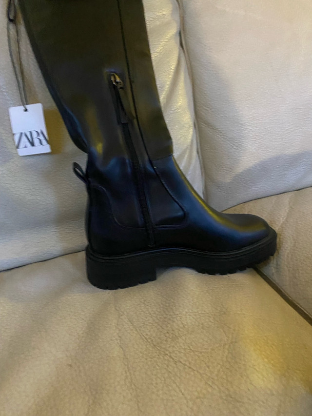 Brand new Zara long winter boots size 6 usa 36 Europe  in Women's - Shoes in City of Halifax - Image 3