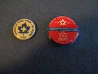2 RARE CANADIAN SKI PATROL PINBACKS-1958 & 1967 CONFEDERATION!