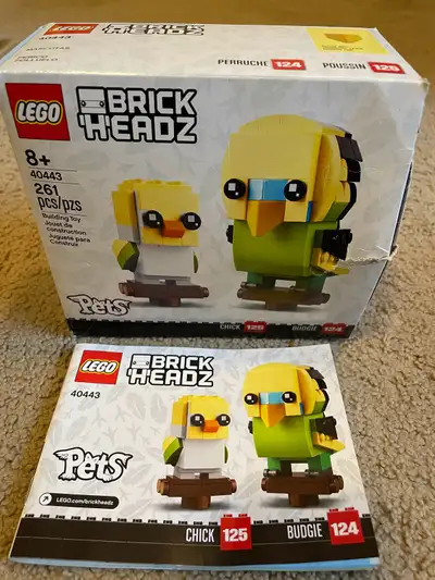 Lego Brick Headz Budgie and Chick , View more