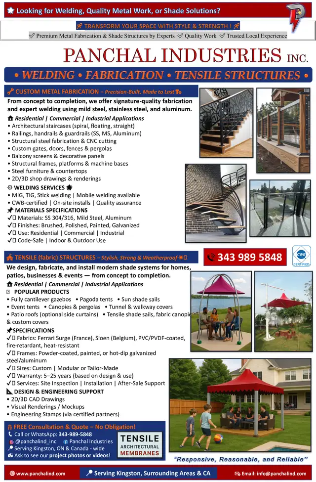 The Great Lakes Umbrella – Modern Outdoor Shade Structure in Patio & Garden Furniture in Kingston - Image 10